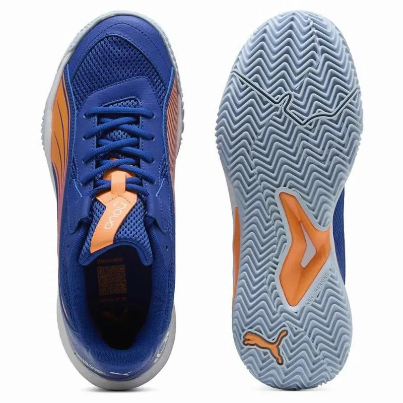Puma Momo Gonzalez Nova Court Blue Orange Sneakers