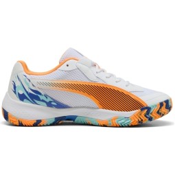 Puma Nova Court White Orange Black Sneakers
