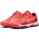 Puma Nova Court Red Bordeaux White Sneakers