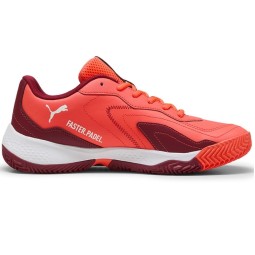 Puma Nova Smash Red White Burgundy Sneakers