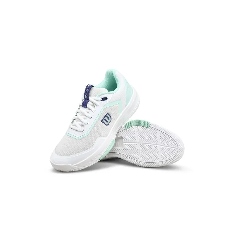 Wilson Courtglide White Aquamarine Women's Sneakers