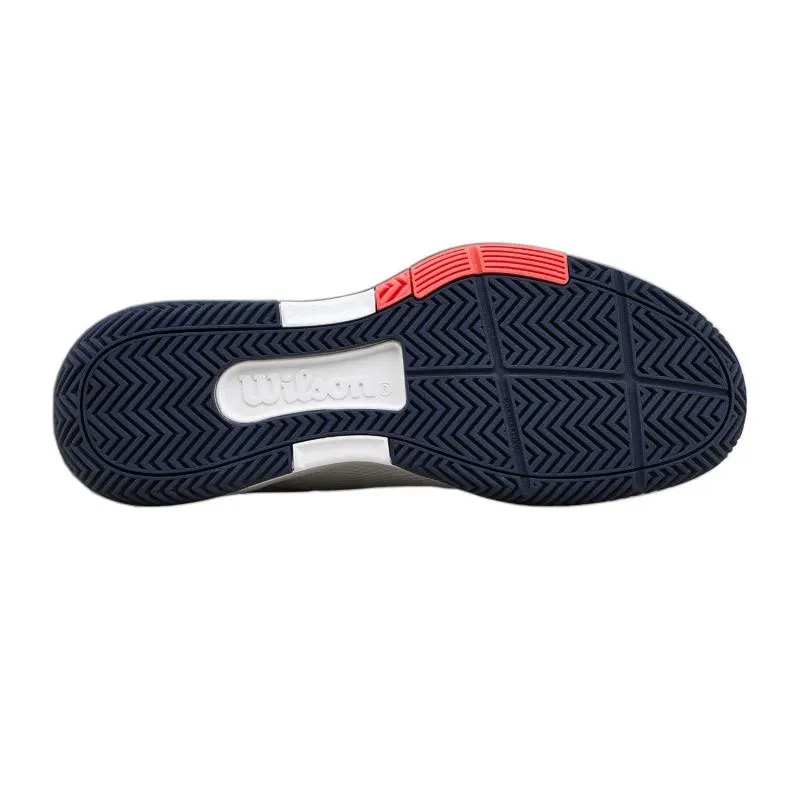 Wilson Courtglide White Navy Blue Sneakers