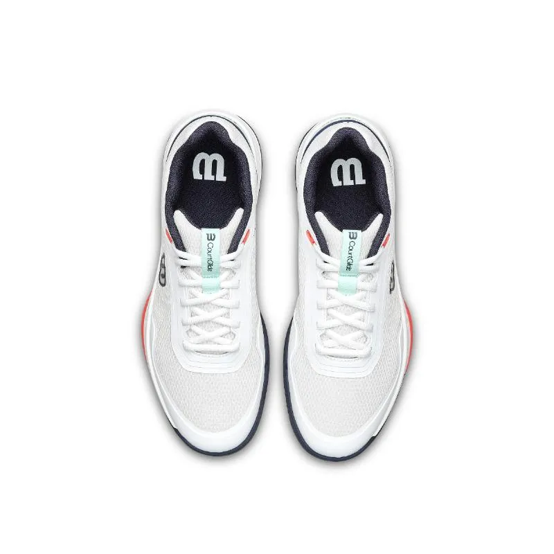 Wilson Courtglide White Navy Blue Sneakers