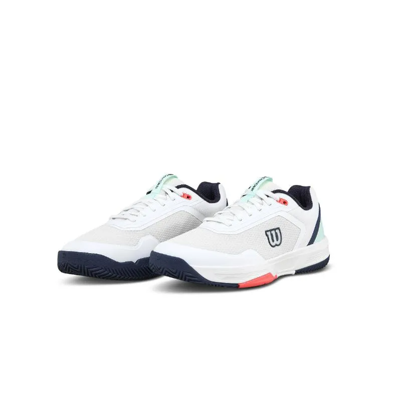 Wilson Courtglide White Navy Blue Sneakers