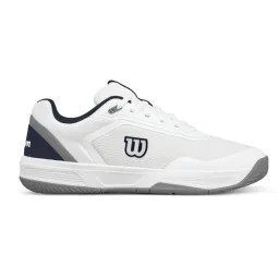 Wilson Courtglide White Navy Blue Gray Sneakers