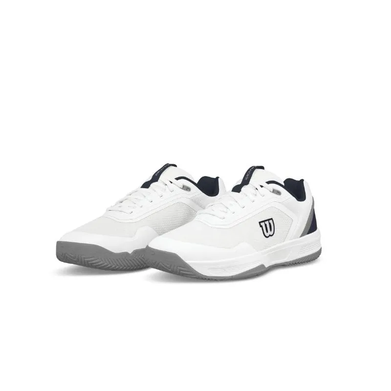 Wilson Courtglide White Navy Blue Gray Sneakers