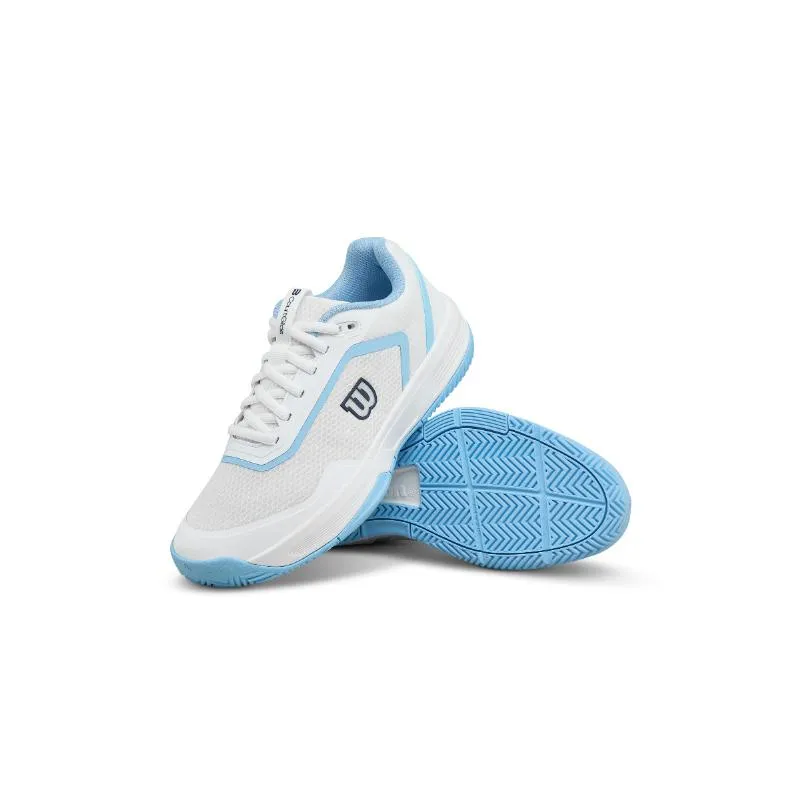 Wilson Courtglide White Sky Blue Women's Sneakers