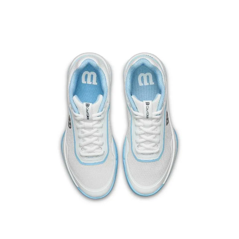 Wilson Courtglide White Sky Blue Women's Sneakers