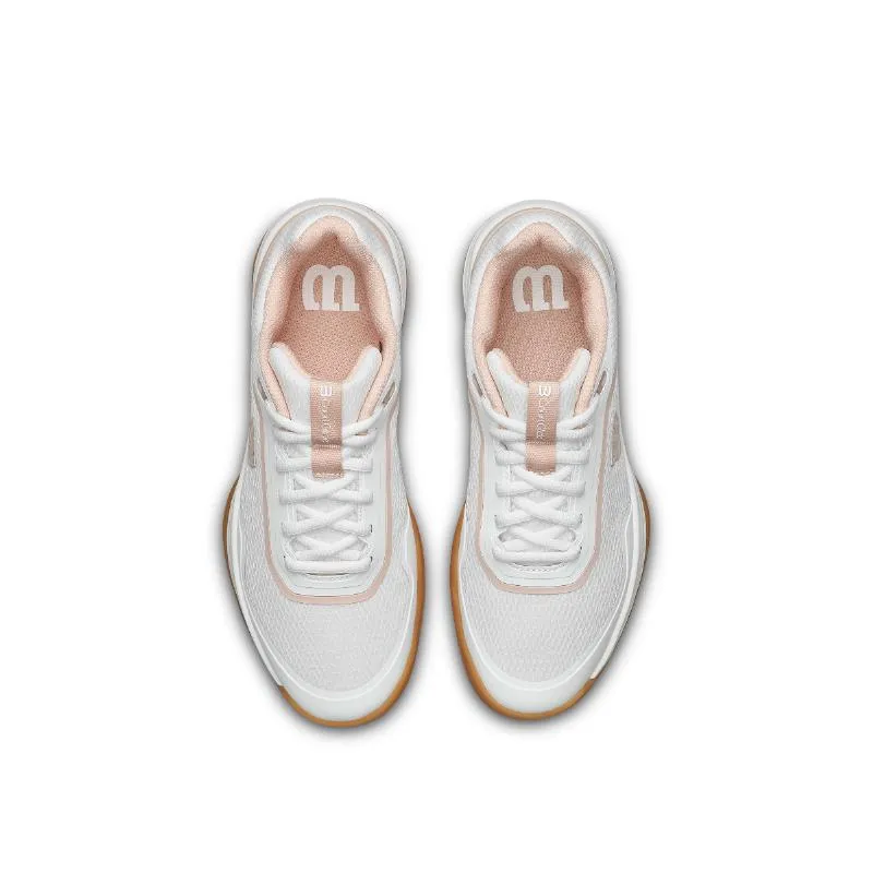 Wilson Courtglide White Pink Women''''s Sneakers