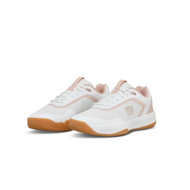 Wilson Courtglide White Pink Women''''s Sneakers
