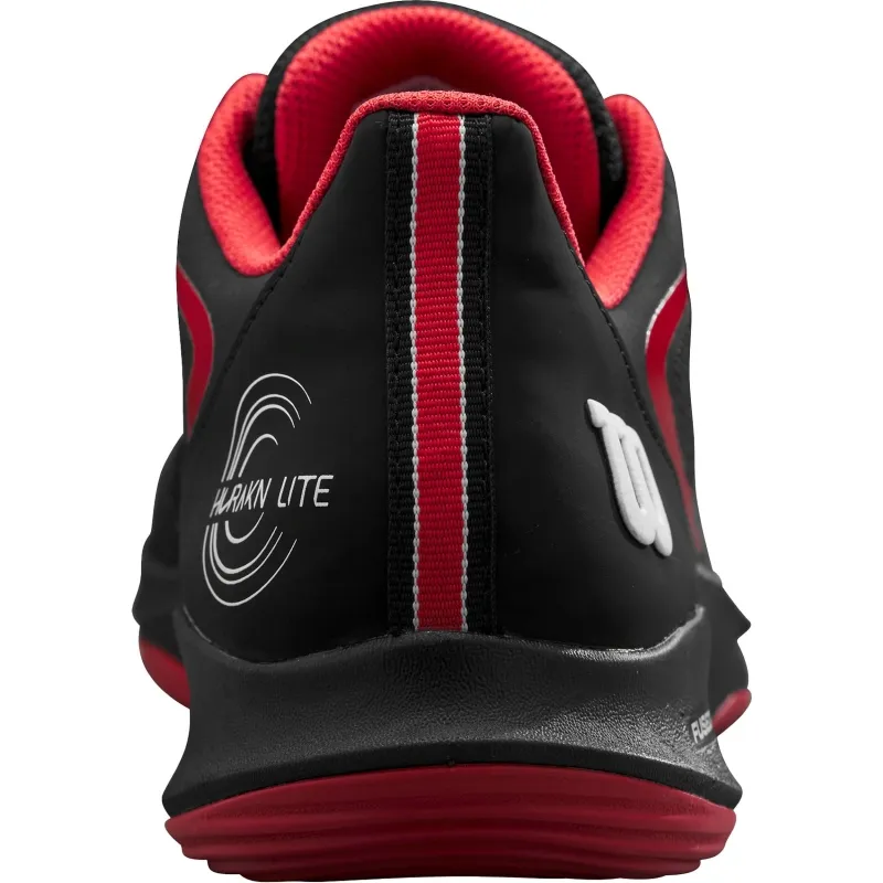 Wilson Hurakn Lite Black Red White Sneakers