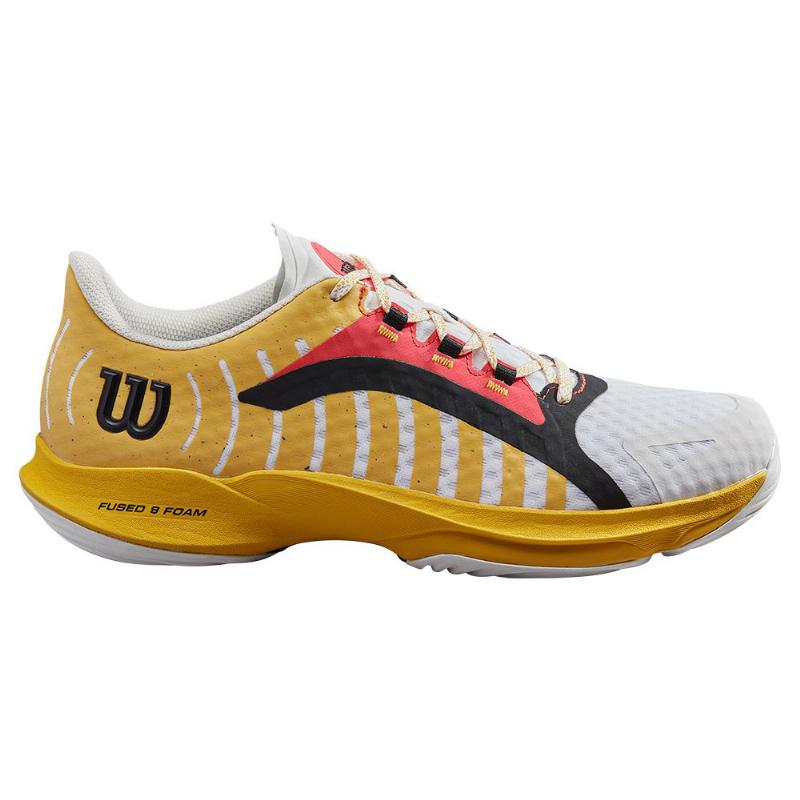 Zapatillas Wilson Hurakn Pro Blanco Oro Coral - Barata Oferta Outlet