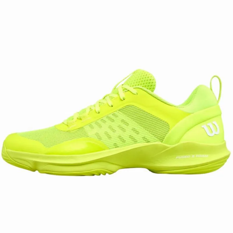 Wilson Hurakn Pro V2 Fluorescent Yellow White Sneakers