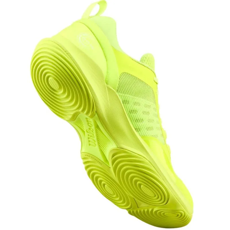 Wilson Hurakn Pro V2 Fluorescent Yellow White Sneakers