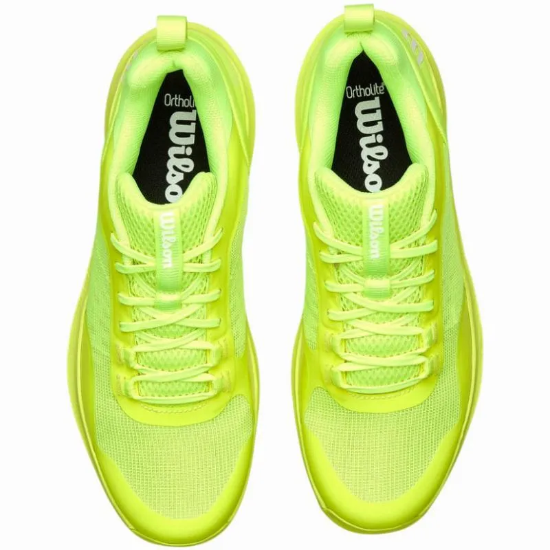 Wilson Hurakn Pro V2 Fluorescent Yellow White Sneakers
