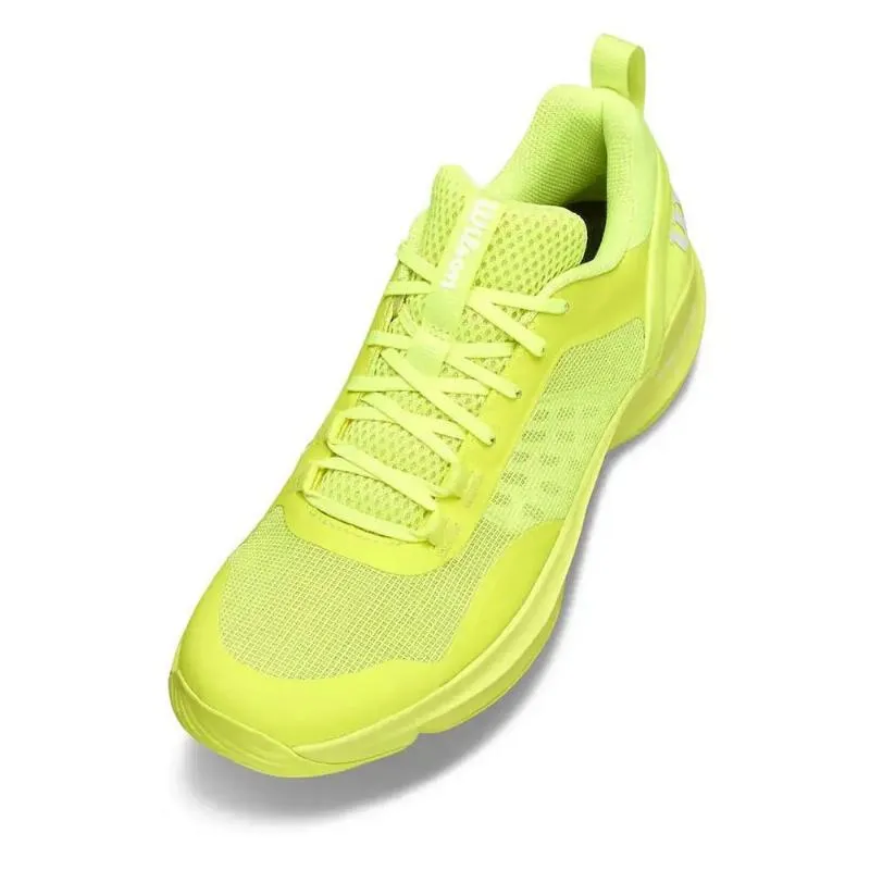 Wilson Hurakn Pro V2 Fluorescent Yellow White Women's Sneakers