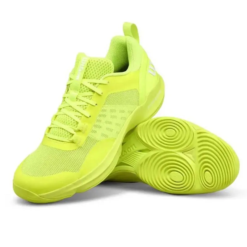 Wilson Hurakn Pro V2 Fluorescent Yellow White Women's Sneakers