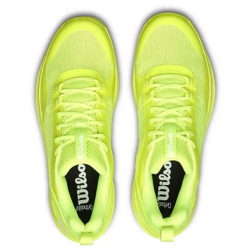 Wilson Hurakn Pro V2 Fluorescent Yellow White Women's Sneakers