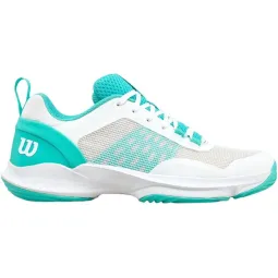 Wilson Hurakn Pro V2 White Turquoise Women's Sneakers
