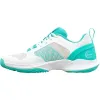 Wilson Hurakn Pro V2 White Turquoise Women's Sneakers