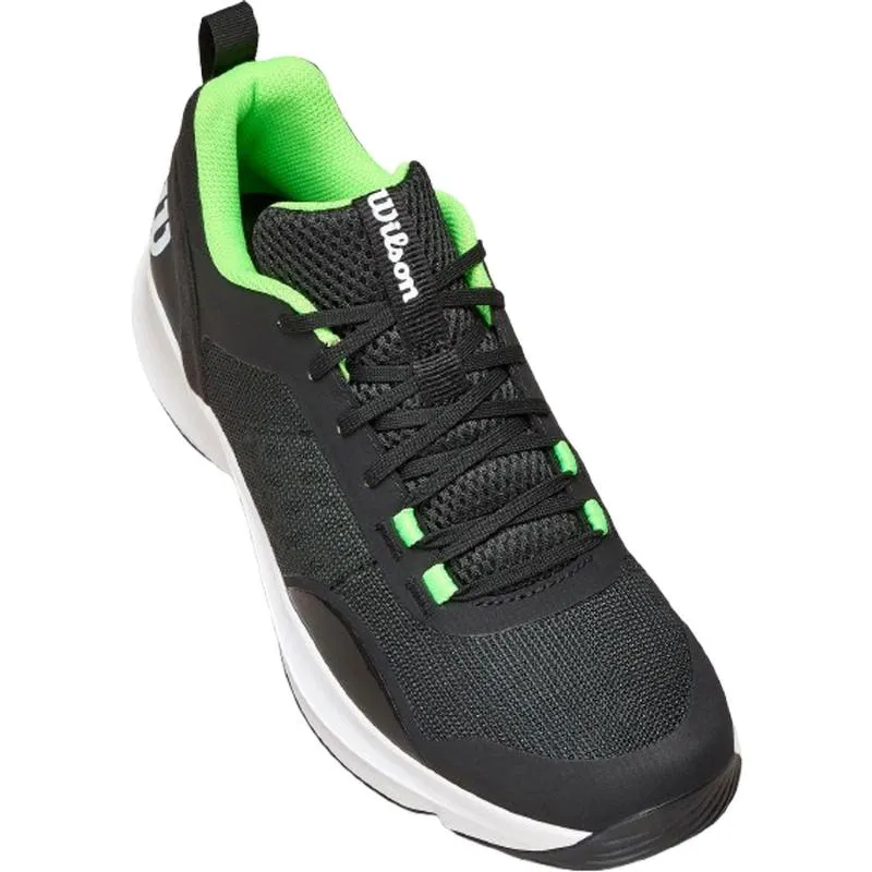 Wilson Hurakn Pro V2 Black White Green Sneakers