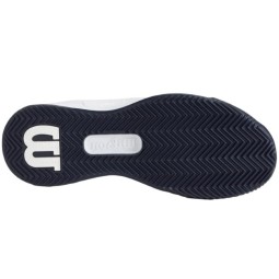 Wilson Intrigue Pro CLAY Bleu Marine Blanc Baskets Femme