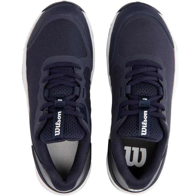 Wilson Intrigue Pro Sandplatz Marineblau Weiß Damen Sneaker
