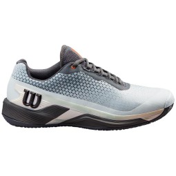Wilson Rush Pro 4.0 Shift Clay Shoes Ivory Blue Orange