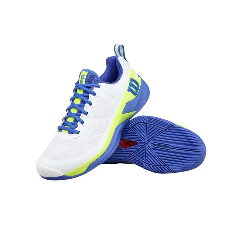 Wilson Rush Pro 4.5 White Blue Amparo Sneakers