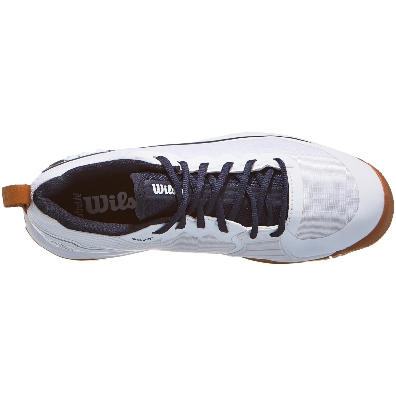 Wilson Rush Pro 4.5 Clay White Navy Blue Sneakers