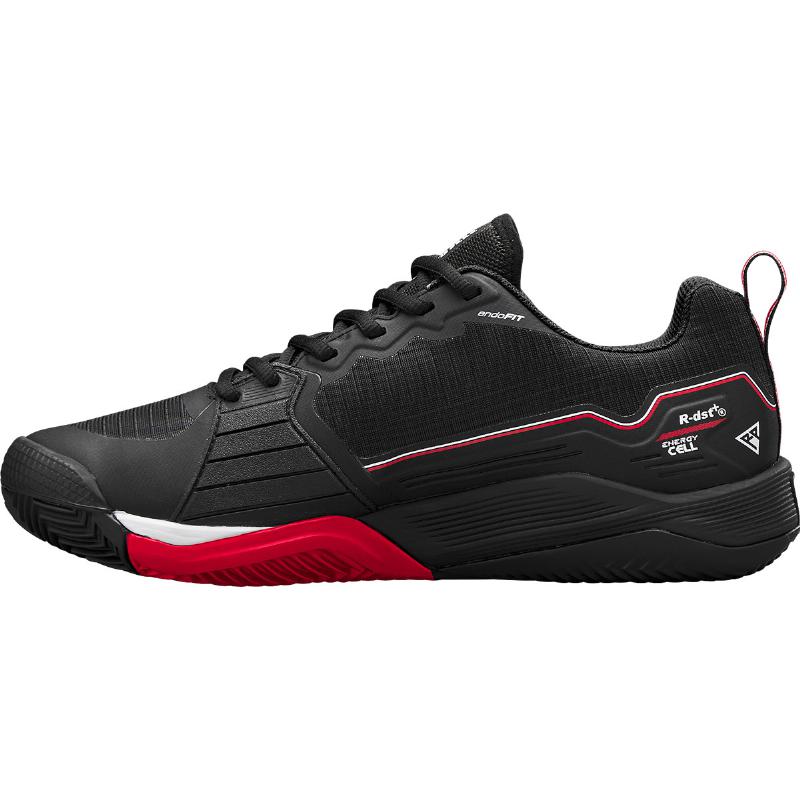 Wilson Rush Pro 4.5 Clay Black Red White Sneakers