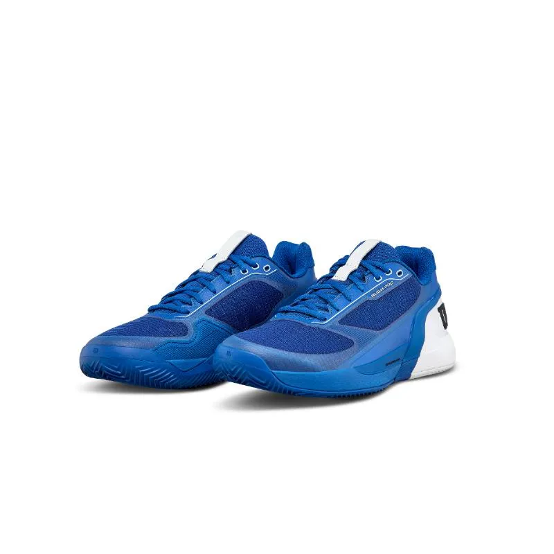Wilson Rush Pro 5 Clay Blue White Sneakers