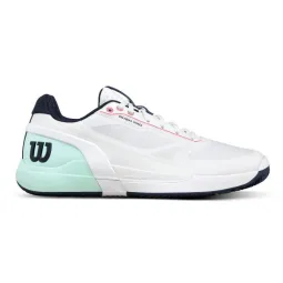 Wilson Rush Pro 5 Clay White Aquamarine Sneakers
