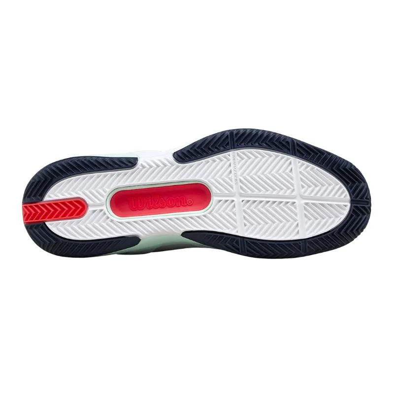 Wilson Rush Pro 5 Clay White Aquamarine Sneakers