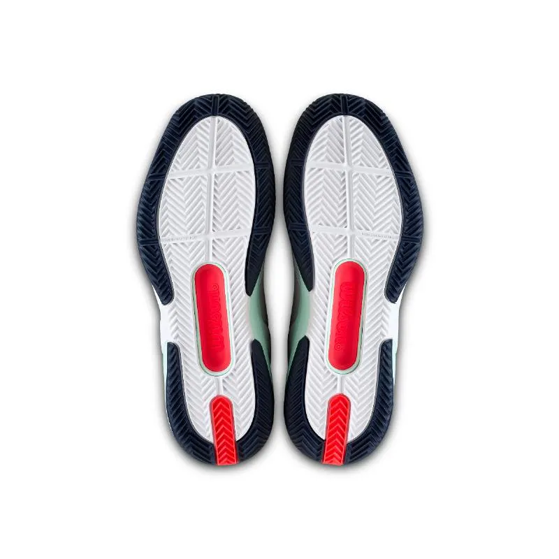 Wilson Rush Pro 5 Clay White Aquamarine Sneakers