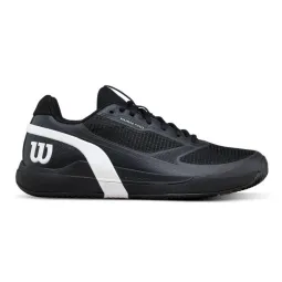 Wilson Rush Pro 5 Clay Black White Sneakers