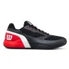 Wilson Rush Pro 5 Padel Black Red Sneakers