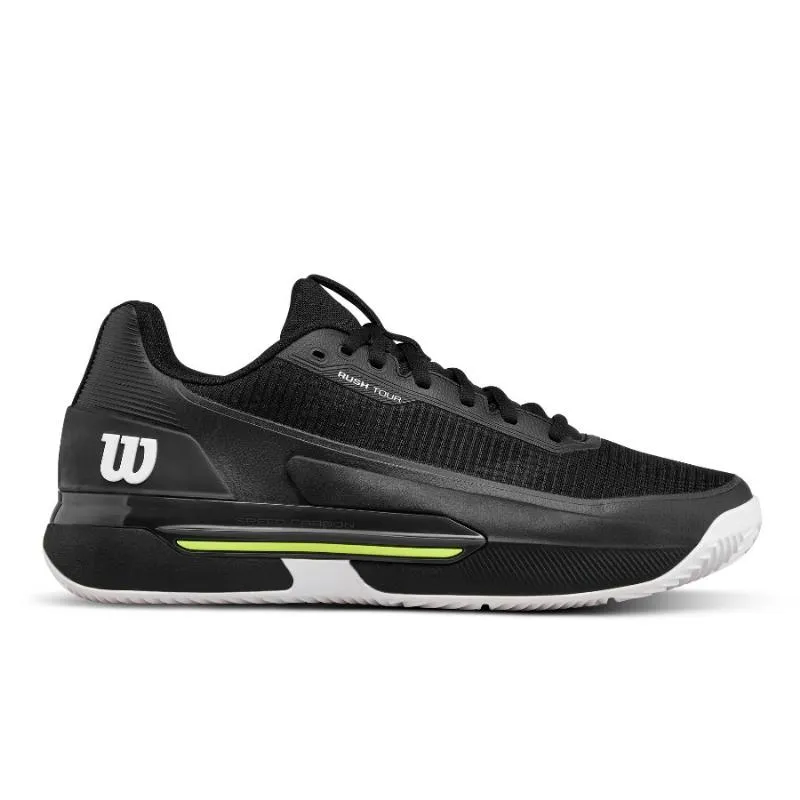 Wilson Rush Pro 5 Tour Clay Black Sneakers