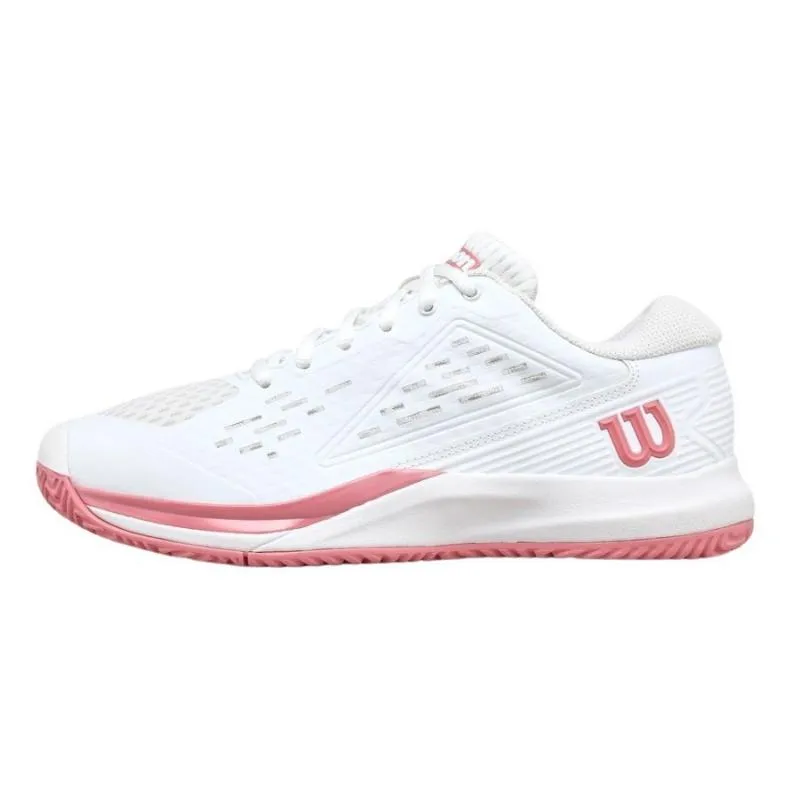 Wilson Rush Pro Ace White Pink Junior Sneakers