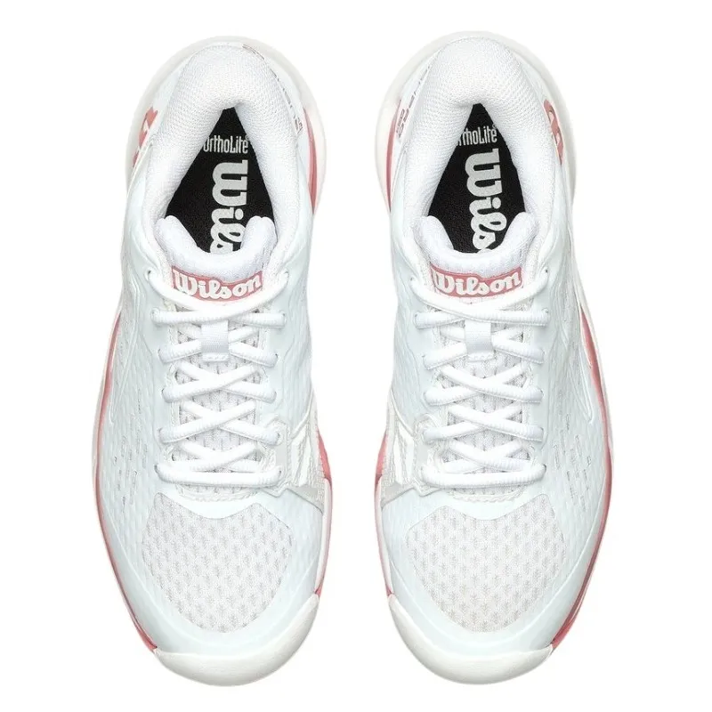 Wilson Rush Pro Ace White Pink Junior Sneakers