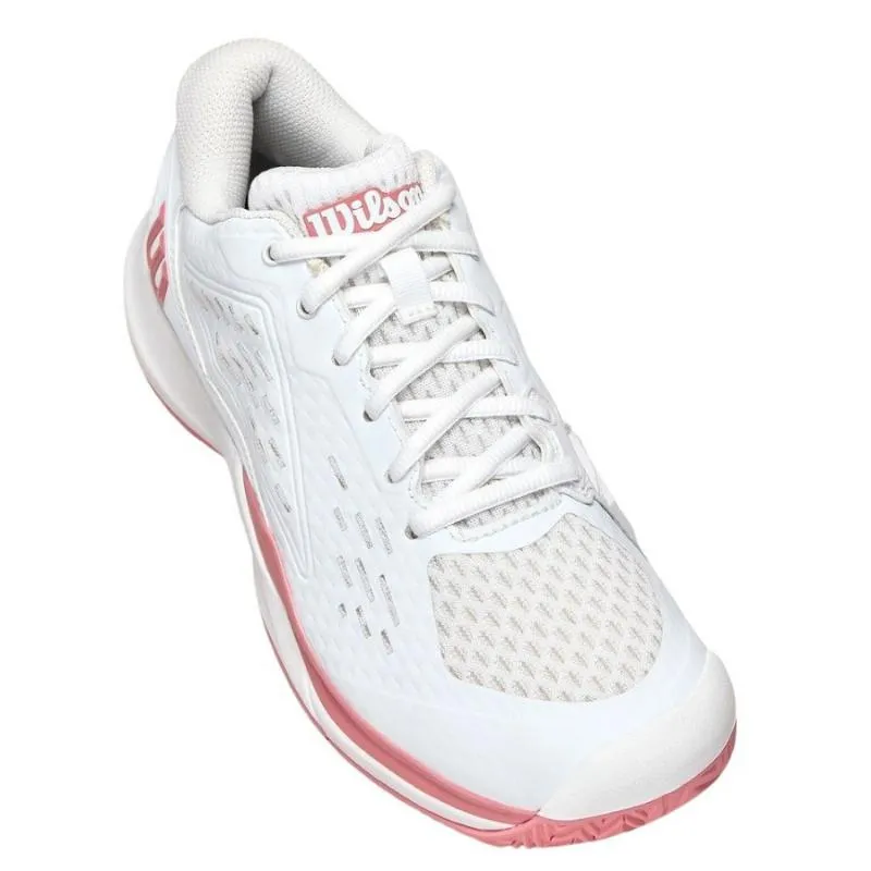 Wilson Rush Pro Ace White Pink Junior Sneakers