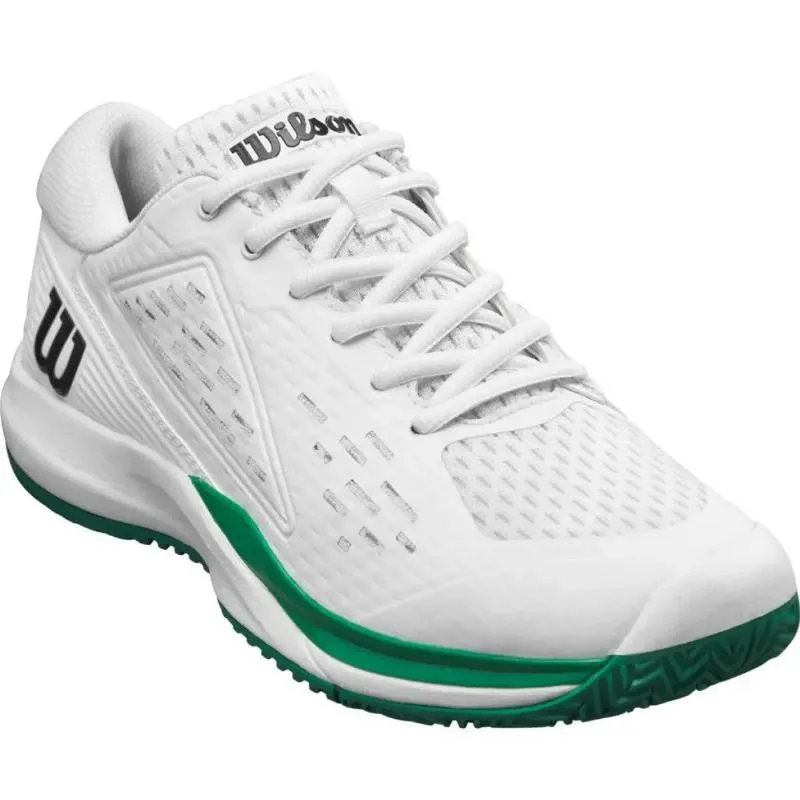 Wilson Rush Pro Ace White Green Junior Sneakers