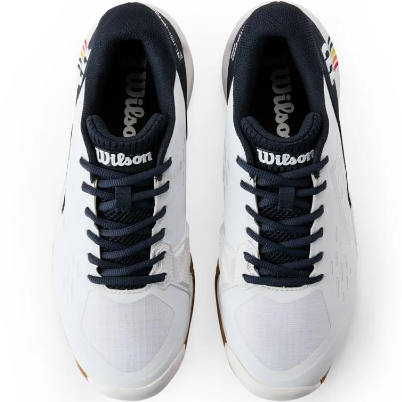 Wilson Rush Pro Ace Clay White Navy Blue Sneakers