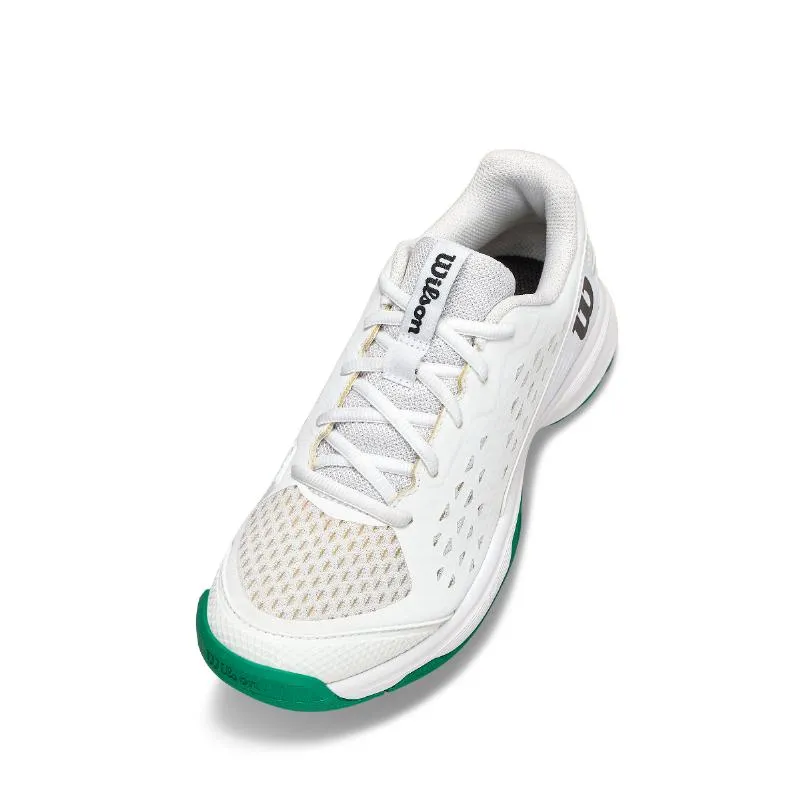 Wilson Rush Pro L White Green Junior Sneakers