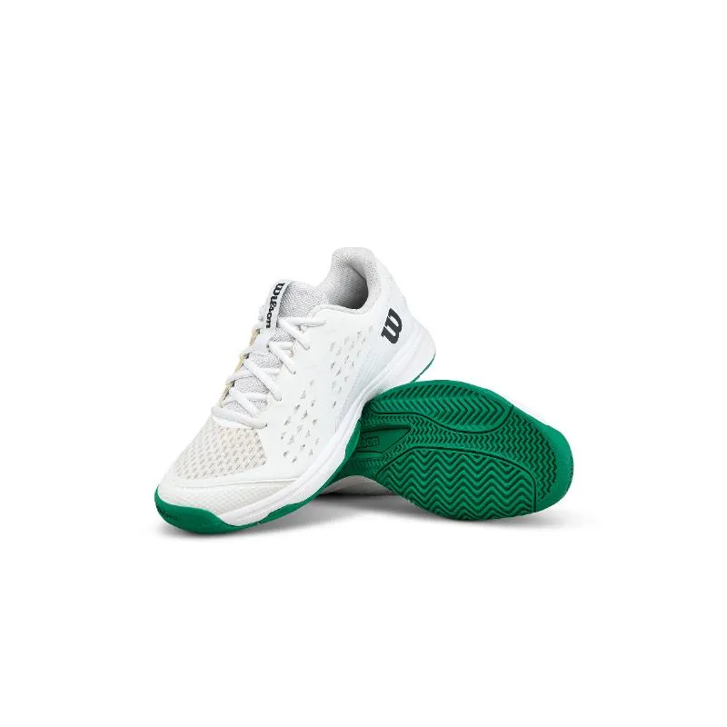 Wilson Rush Pro L White Green Junior Sneakers