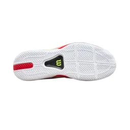 Wilson Rush Tour 5 Clay White Black Red Sneakers