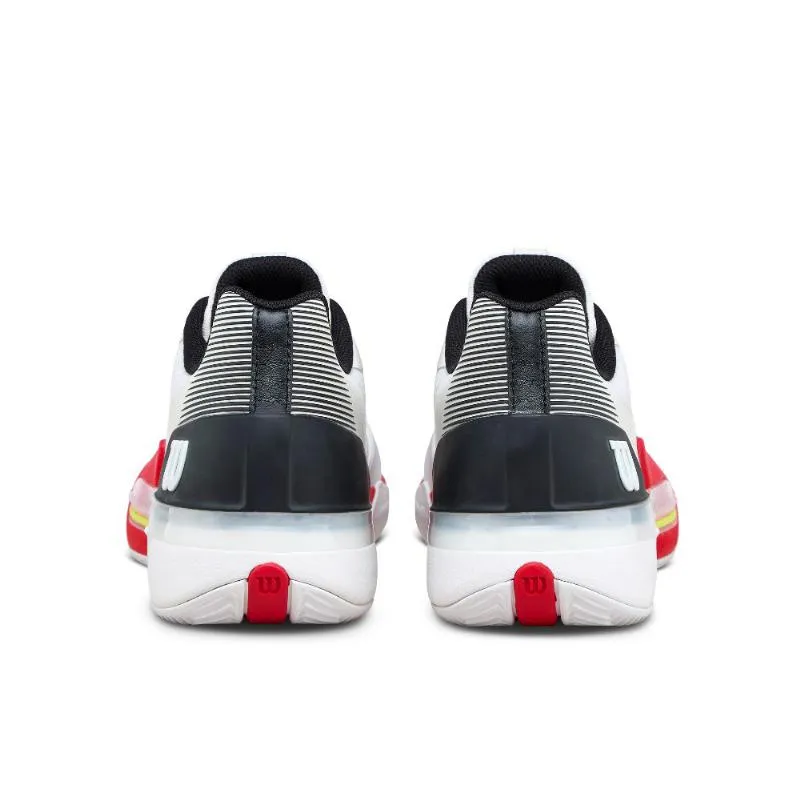 Wilson Rush Tour 5 Clay White Black Red Sneakers